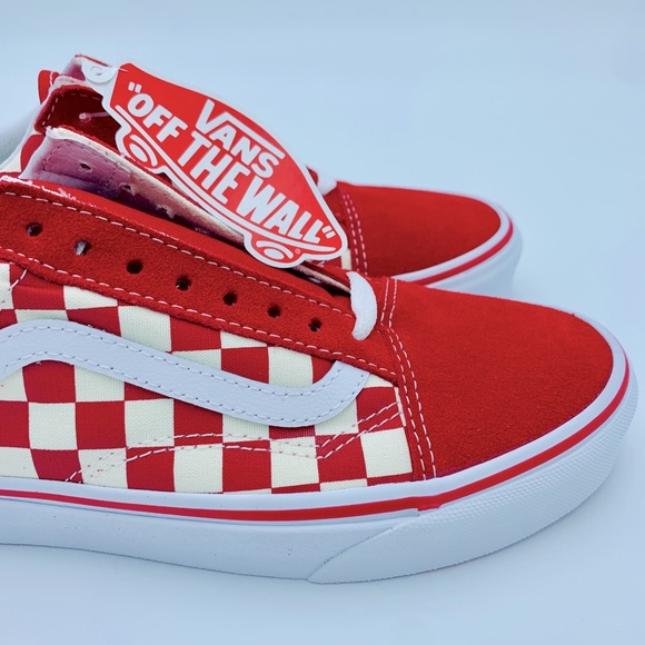 VANS OLD SKOOL CANDY APPLE CHECK - Picture 5 of 9